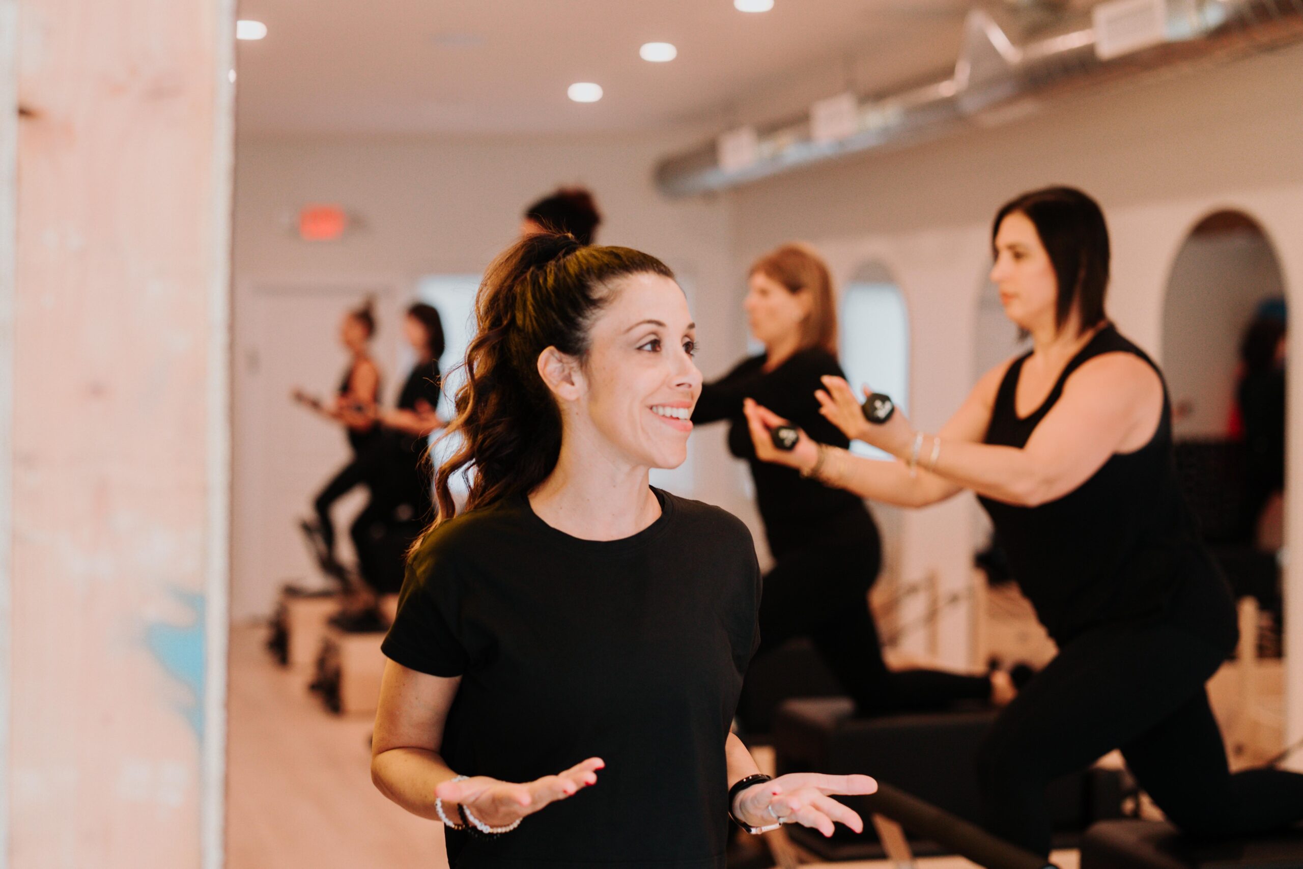 Reformer Pilates studio interior at YA FIT Pilates Tarzana on Ventura Boulevard