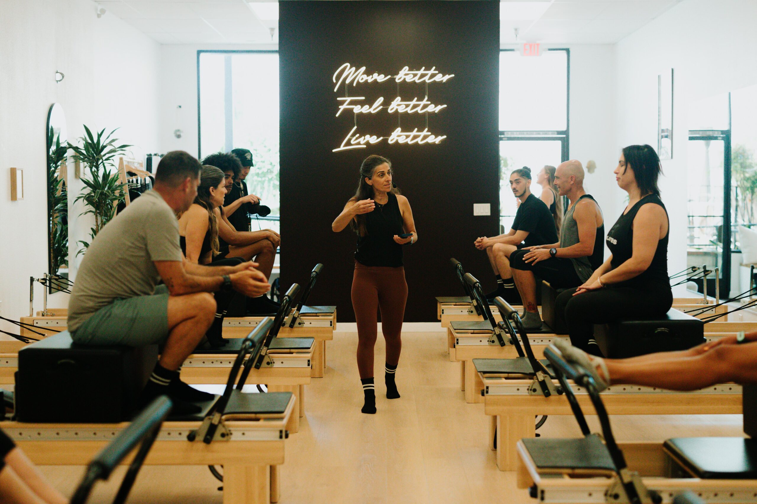 YA FIT Pilates class in session