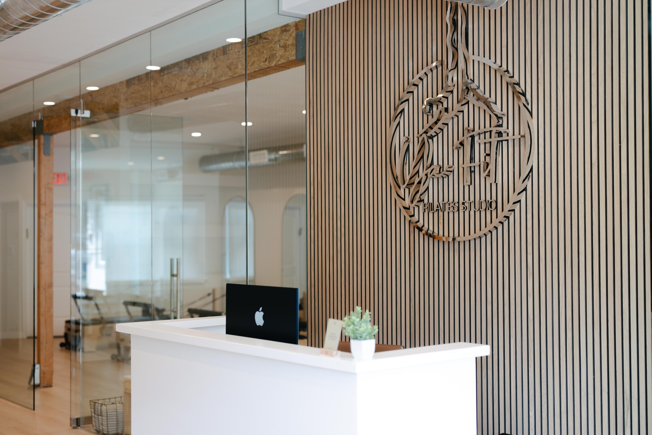 The front desk at YA FIT Pilates Tarzana